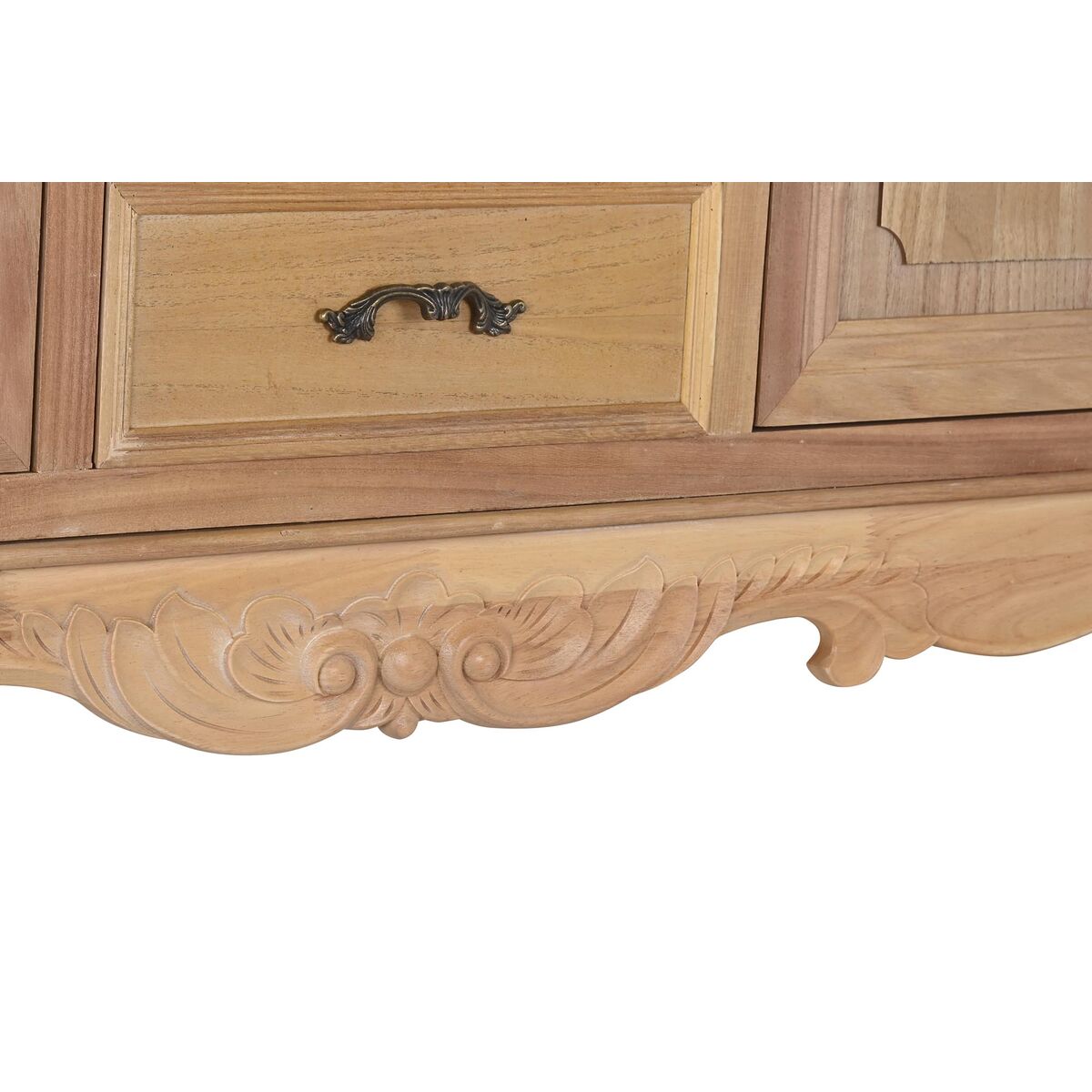 Skafferi DKD Home Decor Naturell 124,5 x 39 x 201,8 cm Gran Aluminium Trä MDF - 2