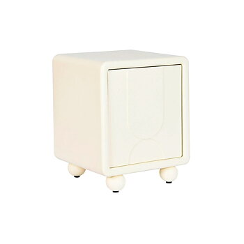 Nattduksbord DKD Home Decor Vit Trä MDF 45 x 40 x 55 cm