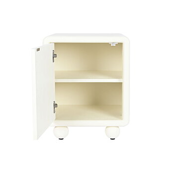 Nattduksbord DKD Home Decor Vit Trä MDF 45 x 40 x 55 cm