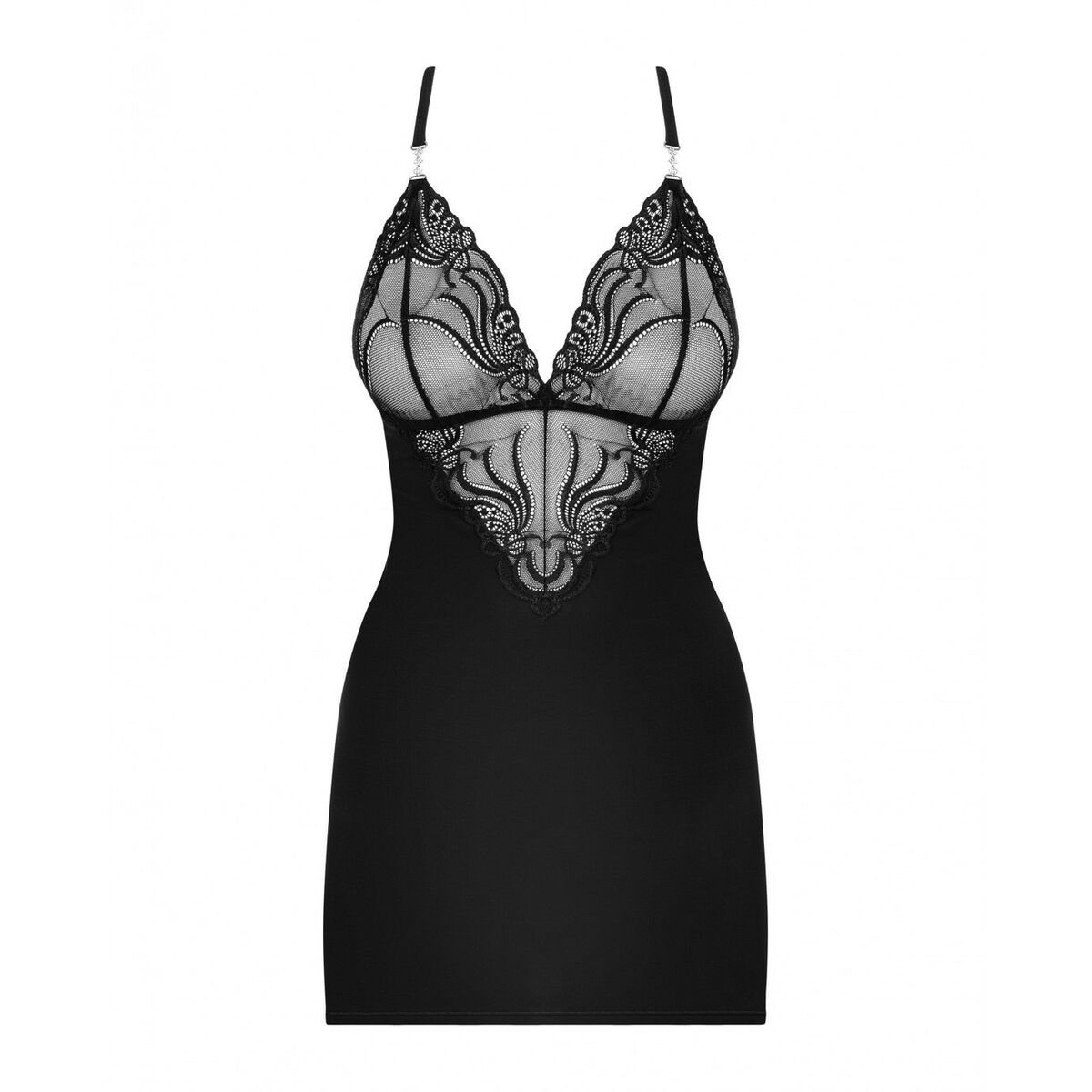 Babydoll Obsessive 828-CHE-1 Svart S/M - 4