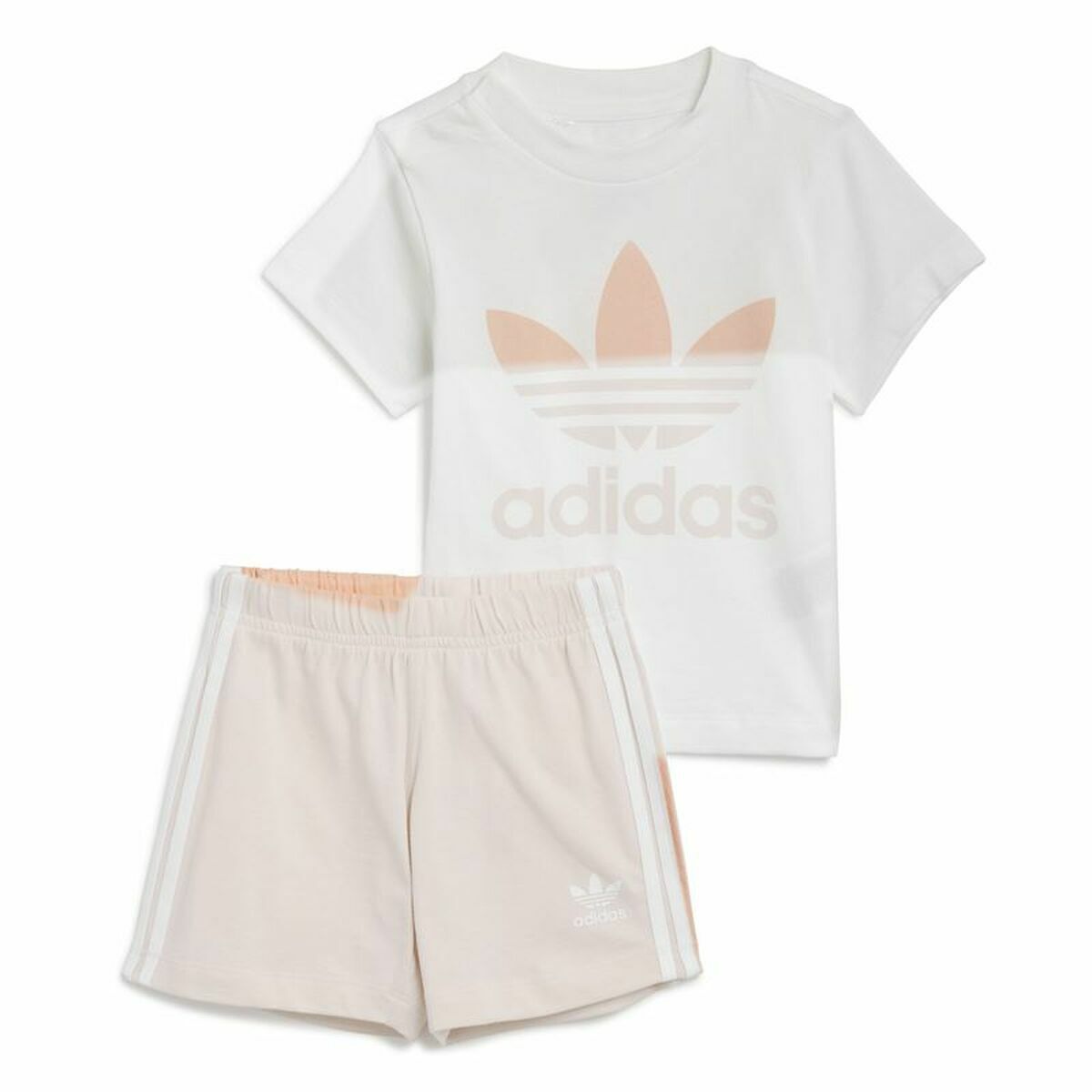 Träningskläder, Barn Adidas Trifolio Vit - 4