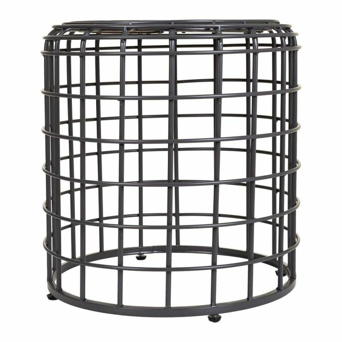 Soffbord Alexandra House Living Brun Svart Grå Järn Granträ 44 x 45 x 44 cm - 3