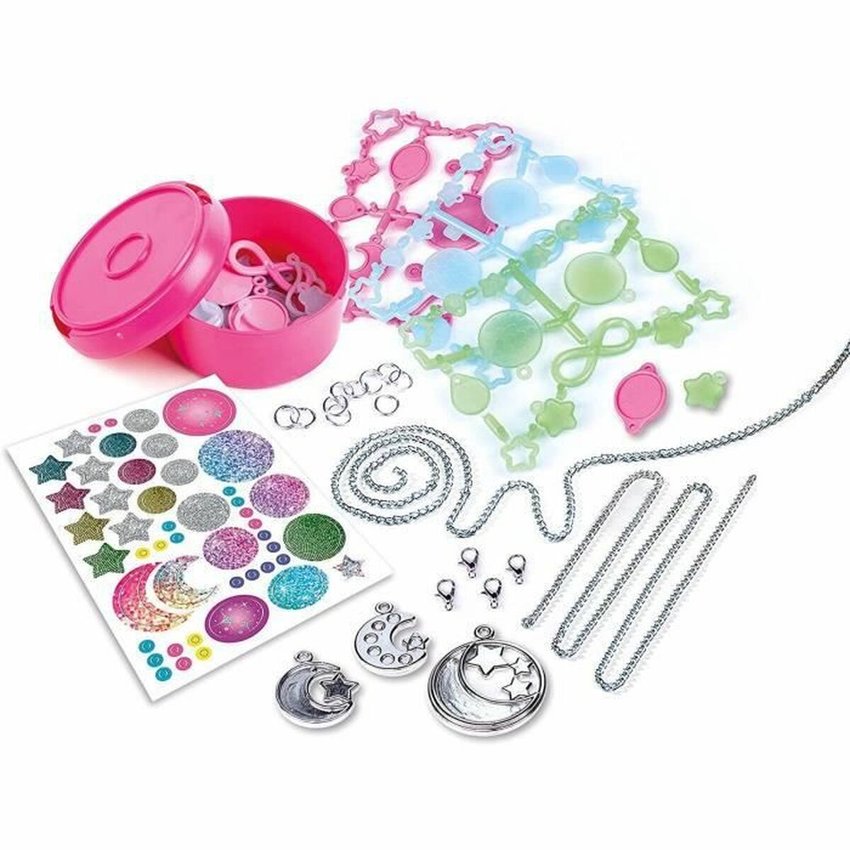 Armbands- och halsbandssats Clementoni My Moonlight Pendants Aluminium Gummi Plast - 4