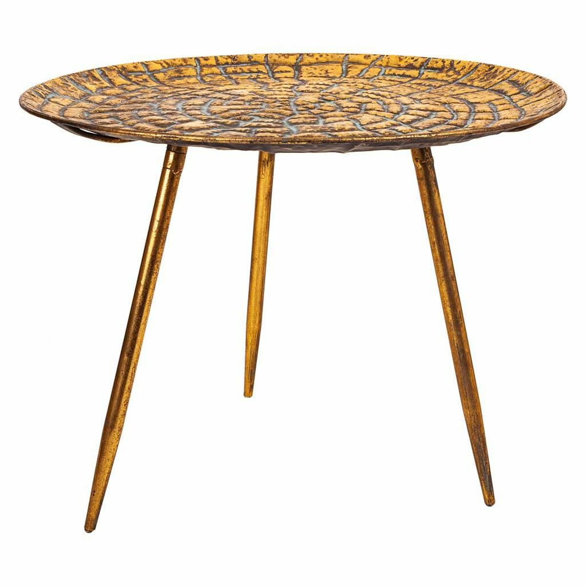 Soffbord Alexandra House Living Gyllene Järn 54 x 40 x 54 cm