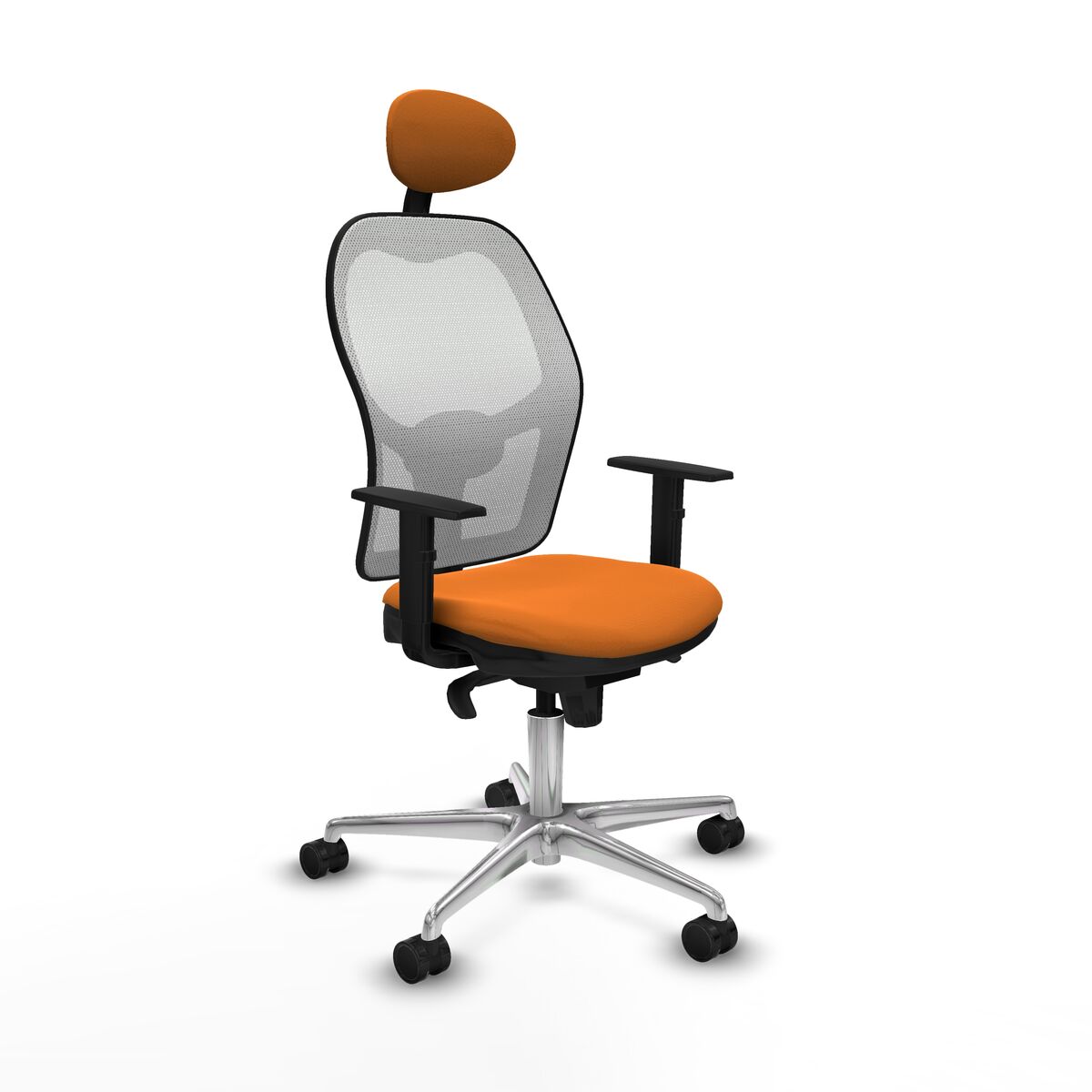Kontorsstol med nackstöd Jorquera Piqueras y Crespo 1D086N1 Orange