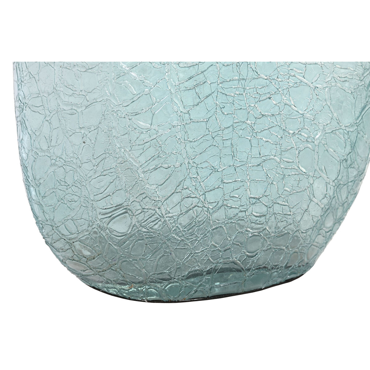 Vas DKD Home Decor Blå Aluminium Glas Skal Medelhavs 9 x 17 x 43 cm - 6