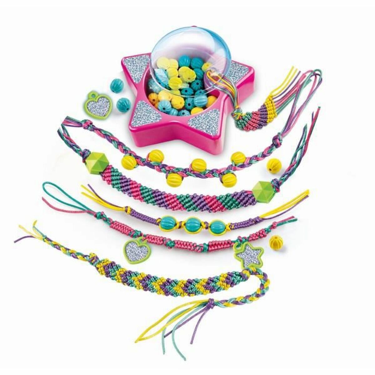 Armbandssats Clementoni Friendship bracelet creation box Plast - 6