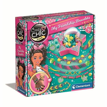 Armbandssats Clementoni Friendship bracelet creation box Plast