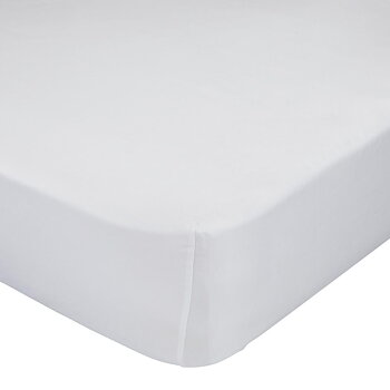 Underlakan HappyFriday BASIC Vit 140 x 200 x 32 cm