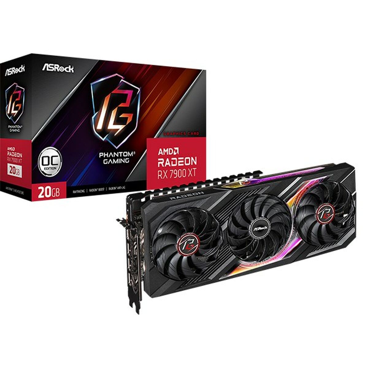 Grafikkort ASRock RX7900XT PG 20GO 20 GB AMD Radeon RX 7900 XT GDDR6 - 4