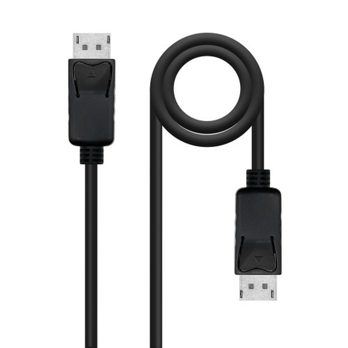 DisplayPort Kabel NANOCABLE 10.15.2701-L150 Svart 1,5 m