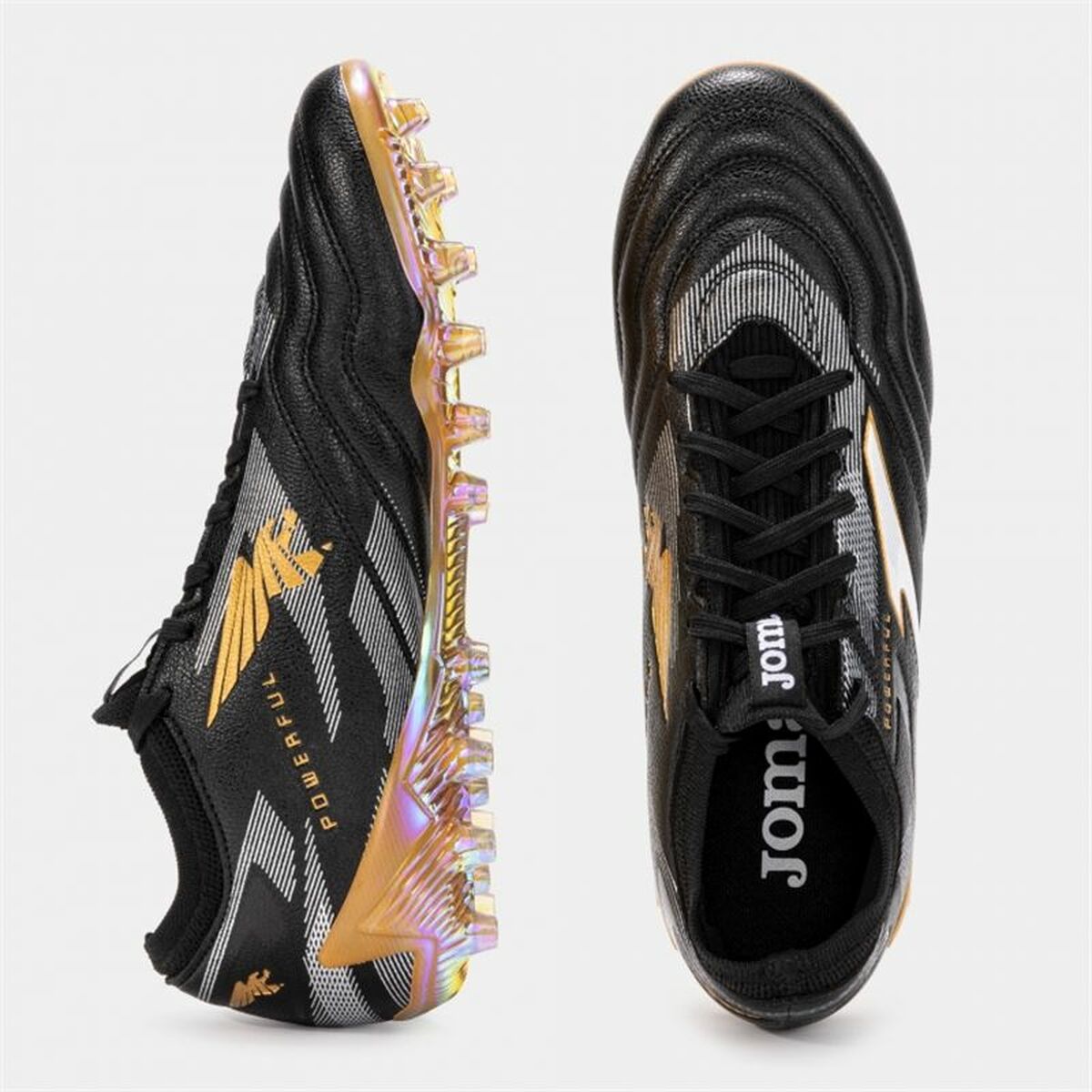 Fotbollsskor för vuxna Joma Sport Powerful Cup 2401 Svart - 3