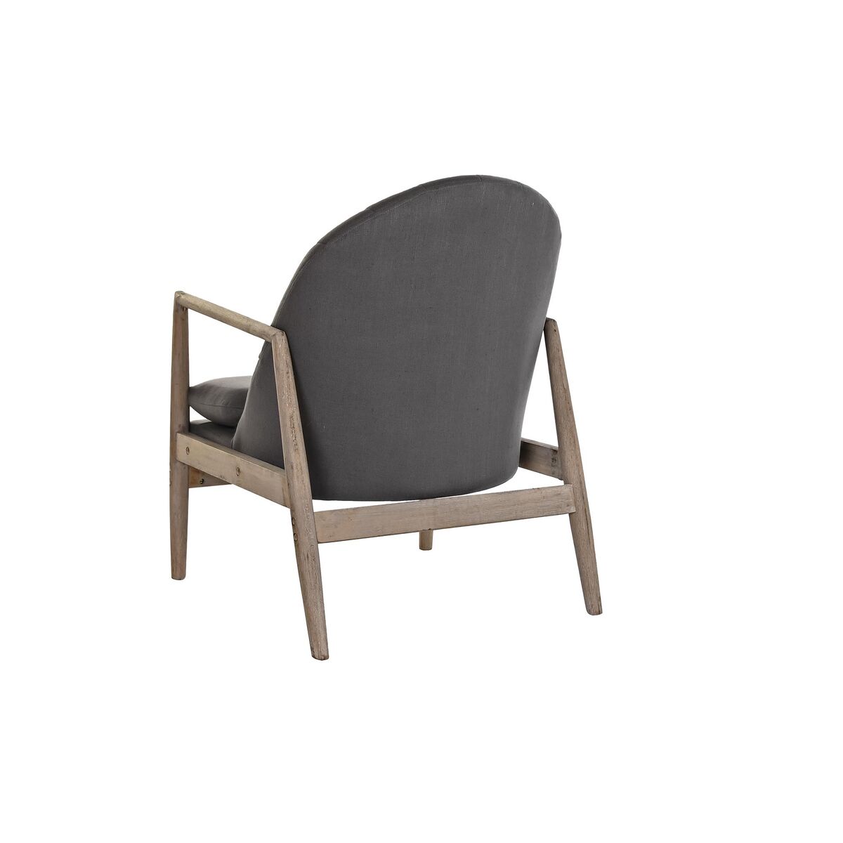 Fåtölj DKD Home Decor Mörkgrå Gran Plast 68 x 69 x 89 cm 67 x 70 x 89 cm - 2