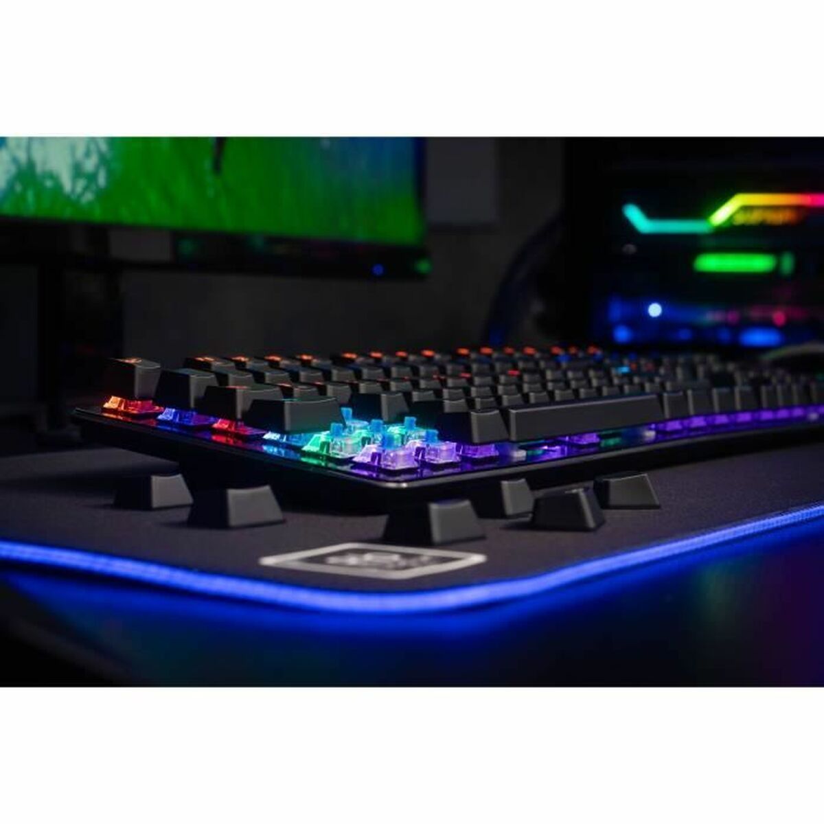 Bluetooth Tangentbord The G-Lab AZERTY Svart Franska - 2