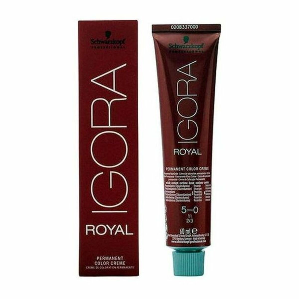 Permanent färg Schwarzkopf Igora Royal Nº 5-0 60 ml