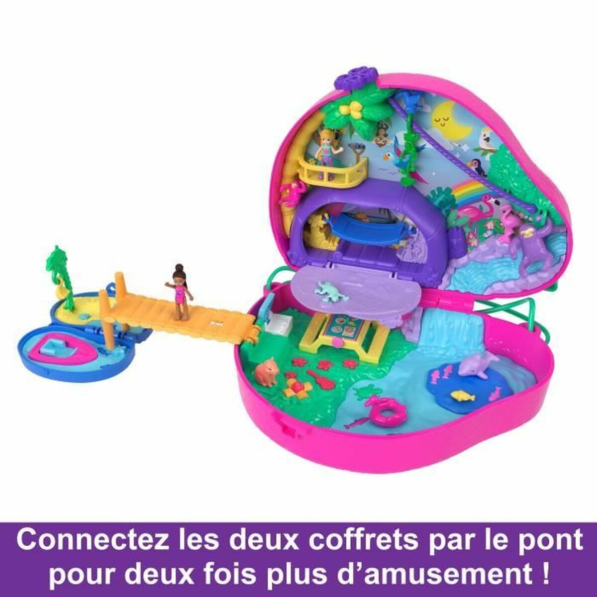 Playset Polly Pocket SAC SURPRISES PARESSEUX - 4