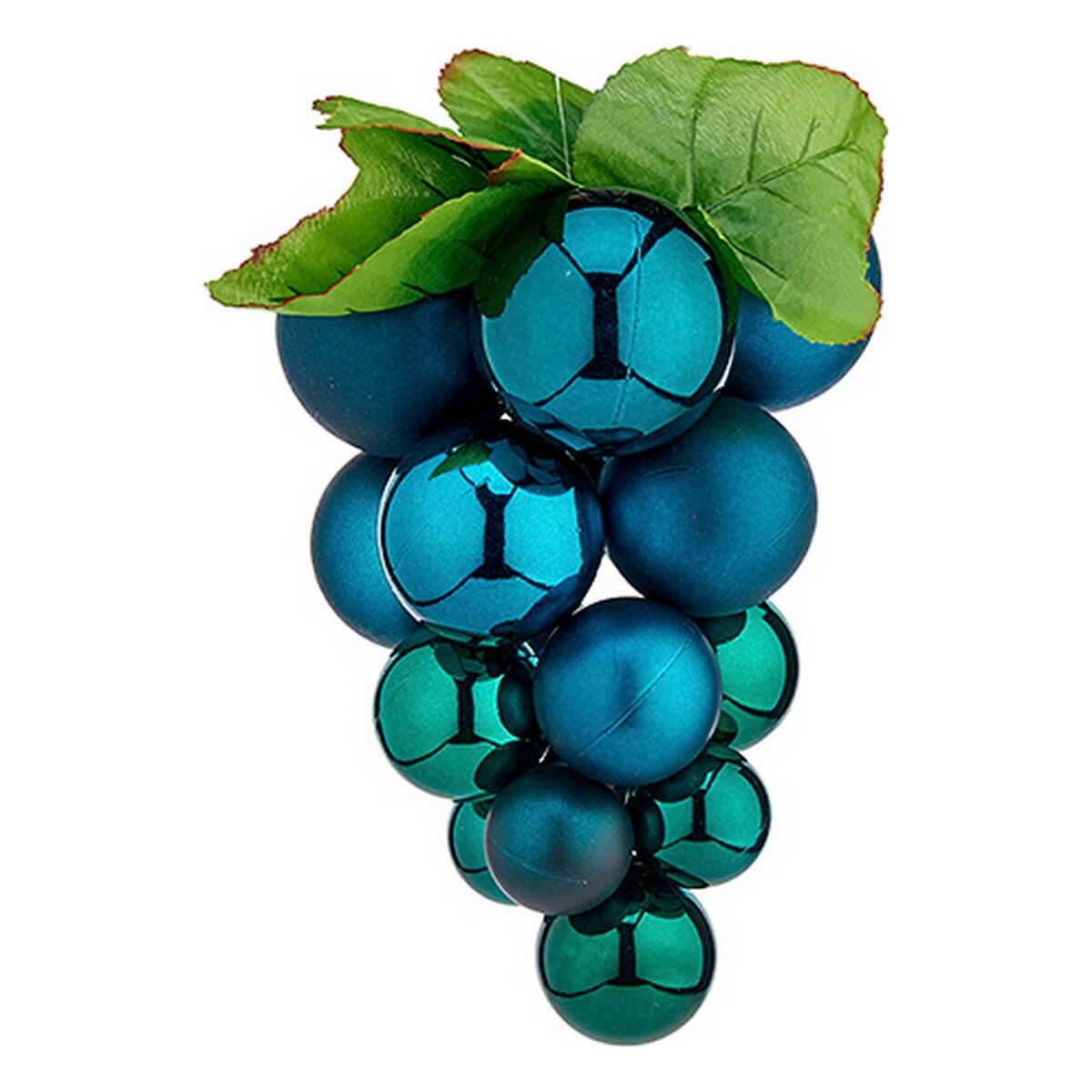 Julgranskula Krist+ Blå Plast Vindruvor Liten