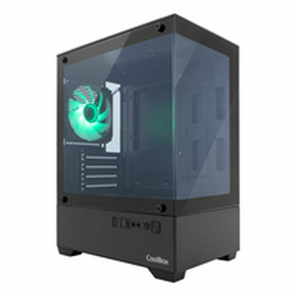 ATX Semitorn CoolBox COO-CHA-GM200B-0 Svart Grön - 2