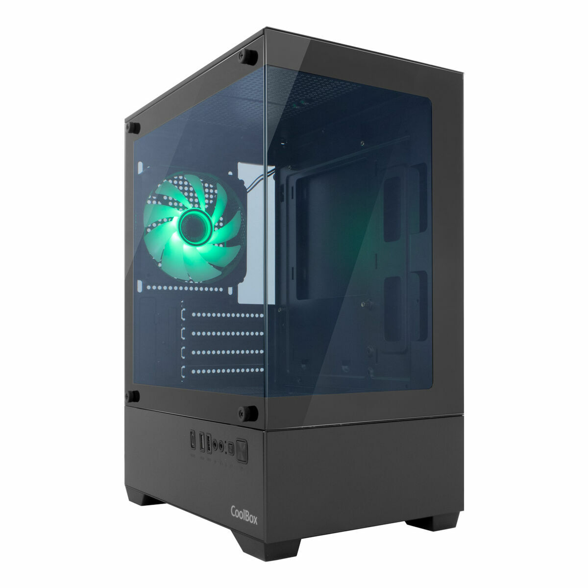 ATX Semitorn CoolBox COO-CHA-GM200B-0 Svart Grön - 3