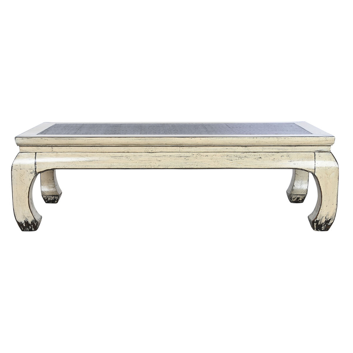 Soffbord Home ESPRIT Rattan Almträ 150 x 69 x 45 cm - 5