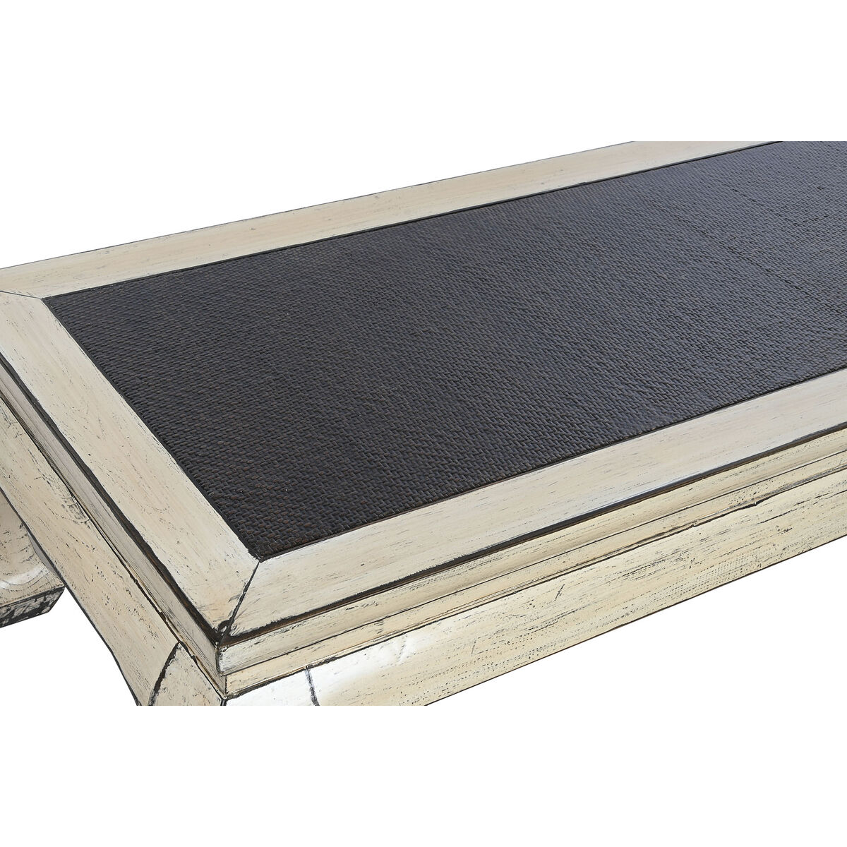 Soffbord Home ESPRIT Rattan Almträ 150 x 69 x 45 cm - 4