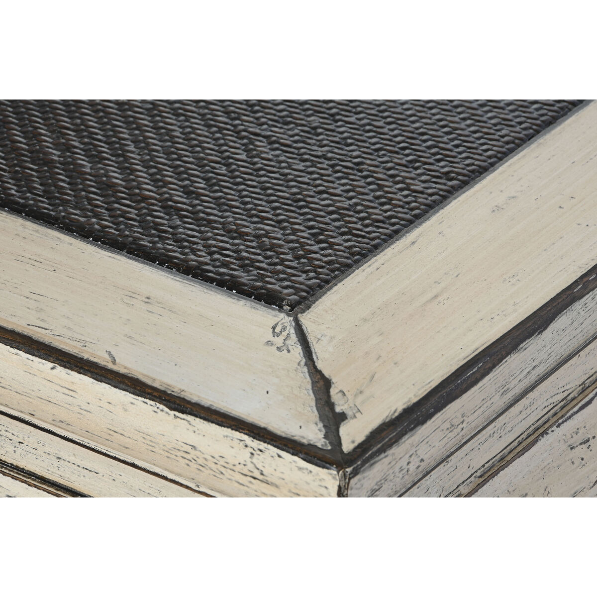 Soffbord Home ESPRIT Rattan Almträ 150 x 69 x 45 cm - 3