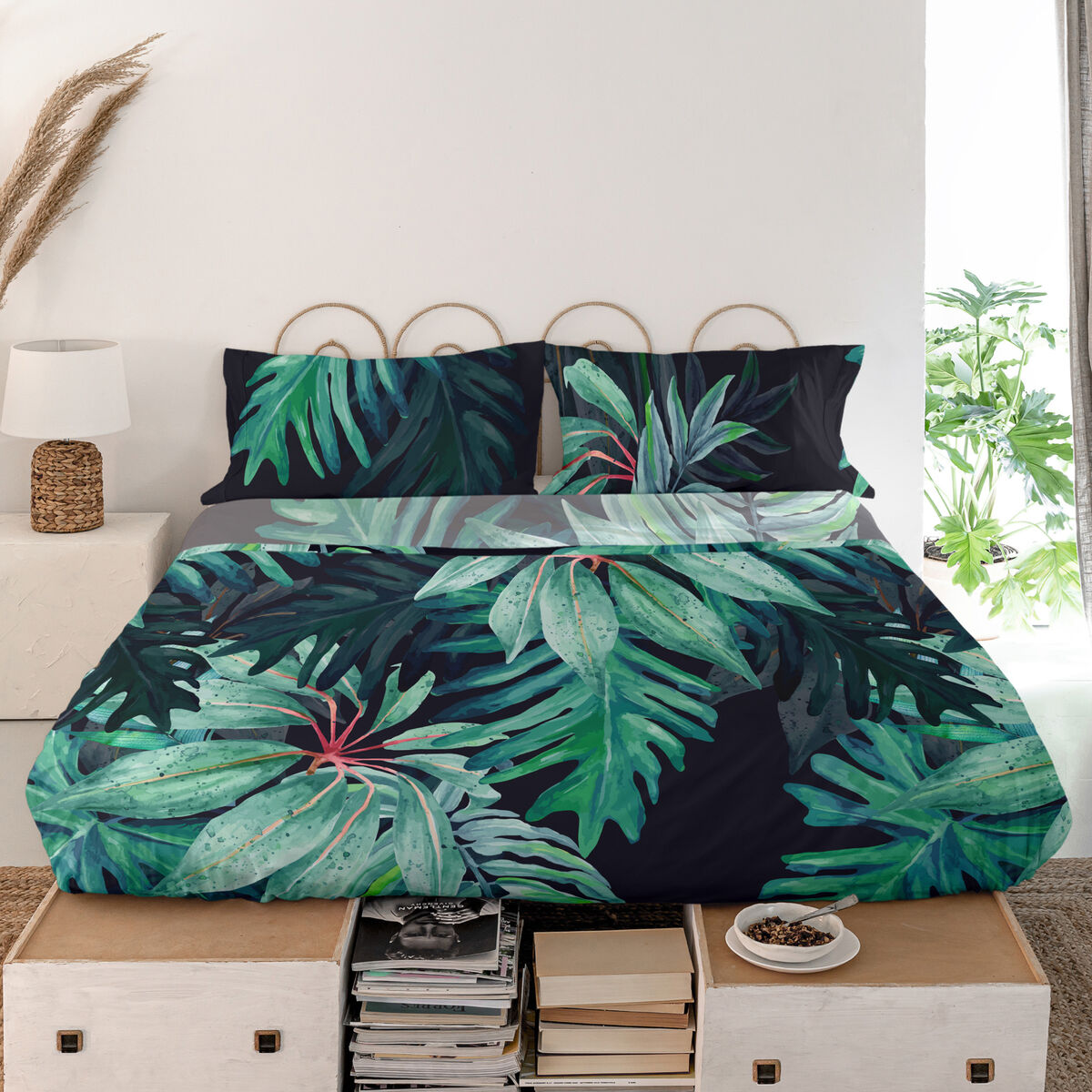 Överlakan HappyFriday Ebony Multicolour 260 x 270 cm - 5