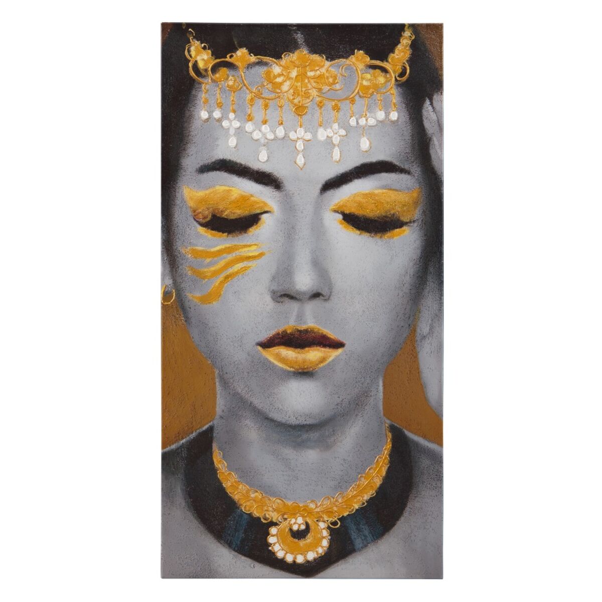 Kanvas Kvinna 60 x 3,5 x 120 cm Hindu - 8