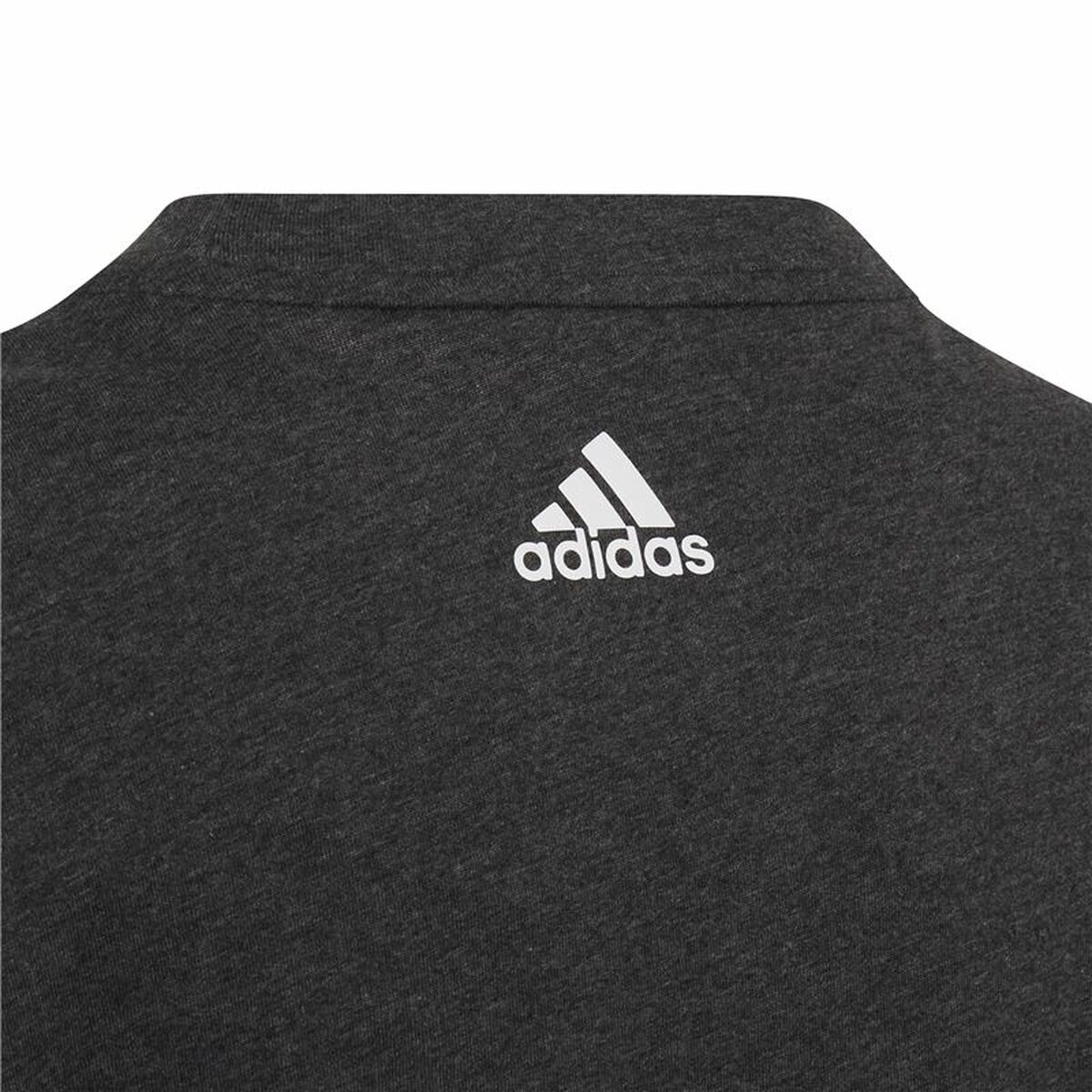 Barn T-shirt med kortärm Adidas Future Icons Svart - 3