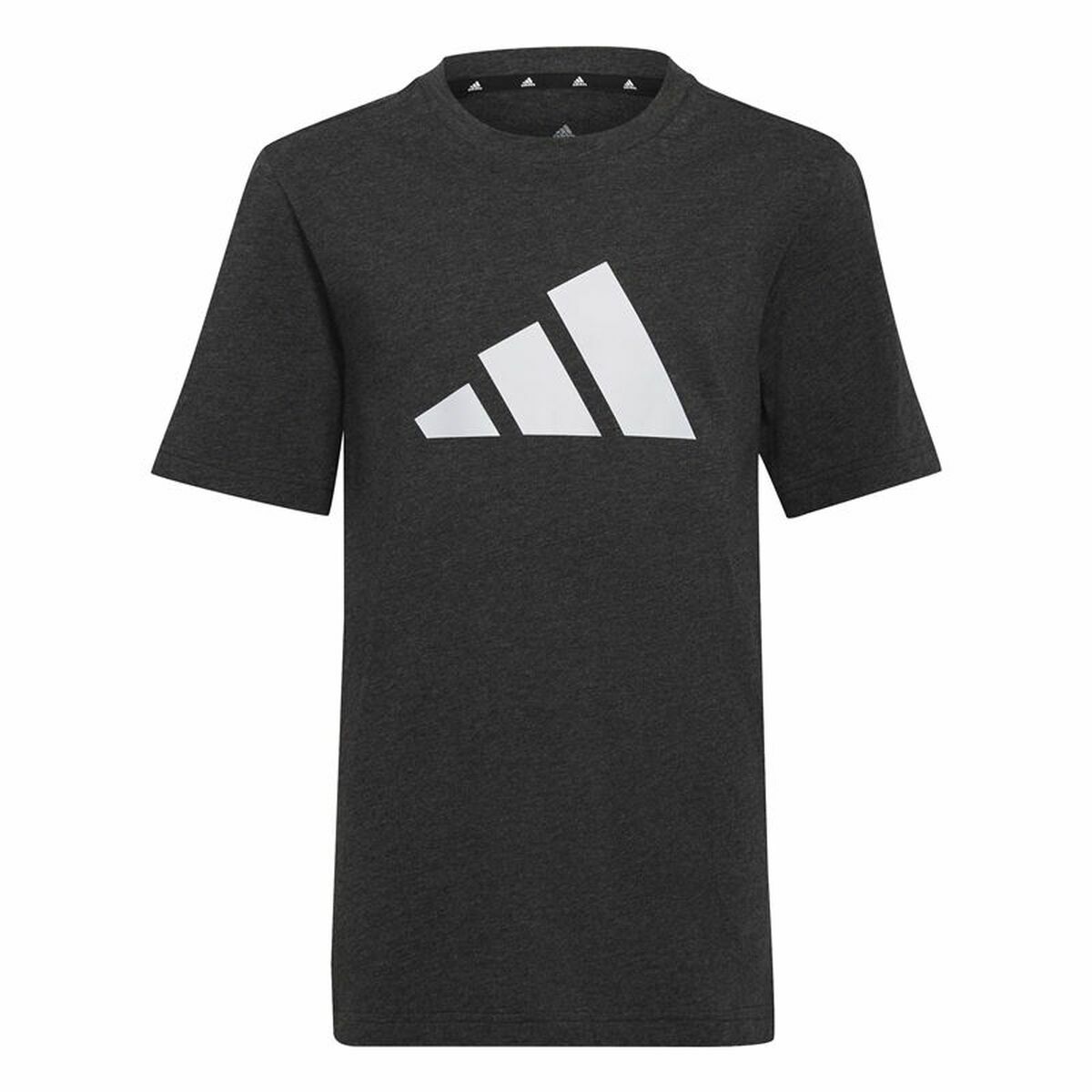Barn T-shirt med kortärm Adidas Future Icons Svart - 2