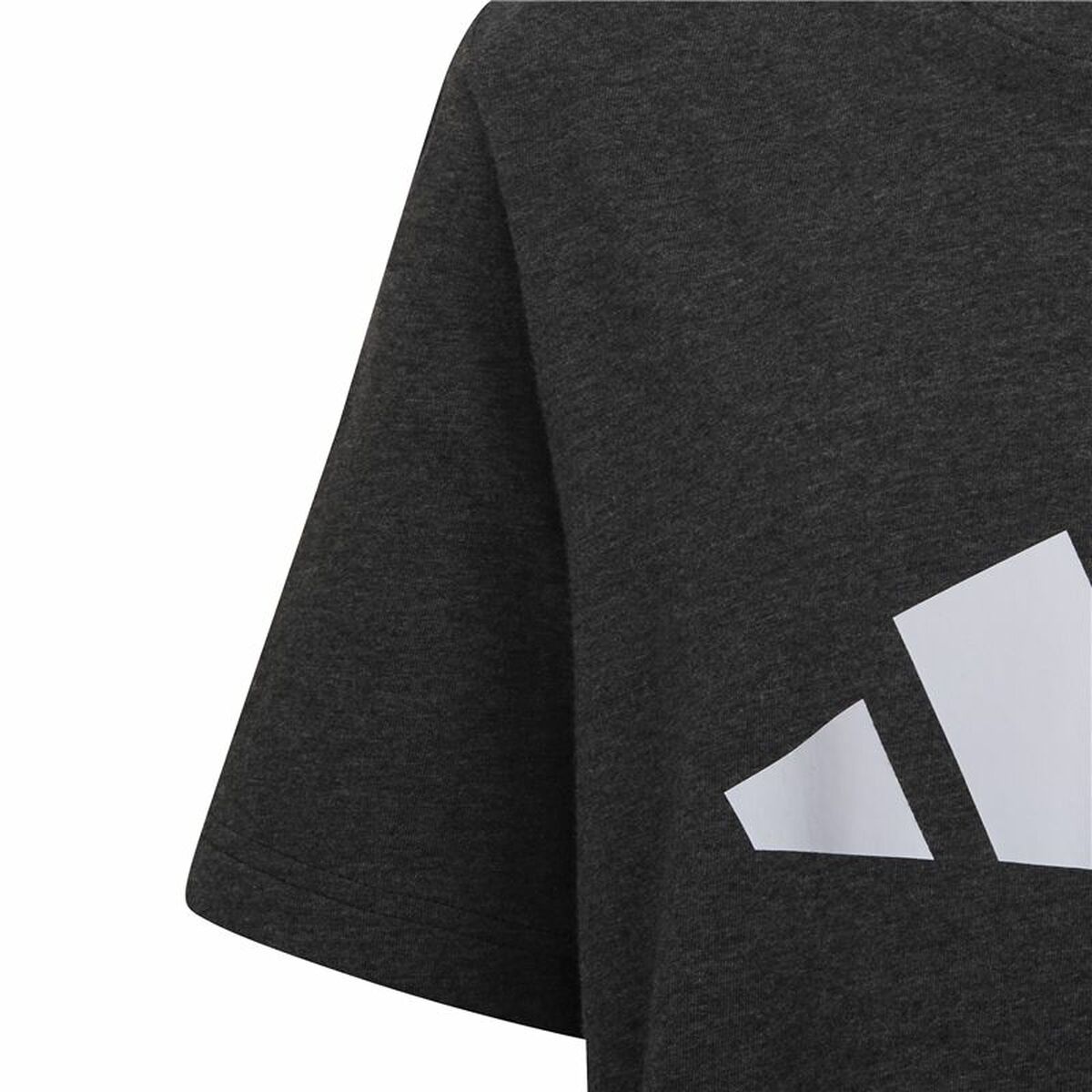 Barn T-shirt med kortärm Adidas Future Icons Svart - 5