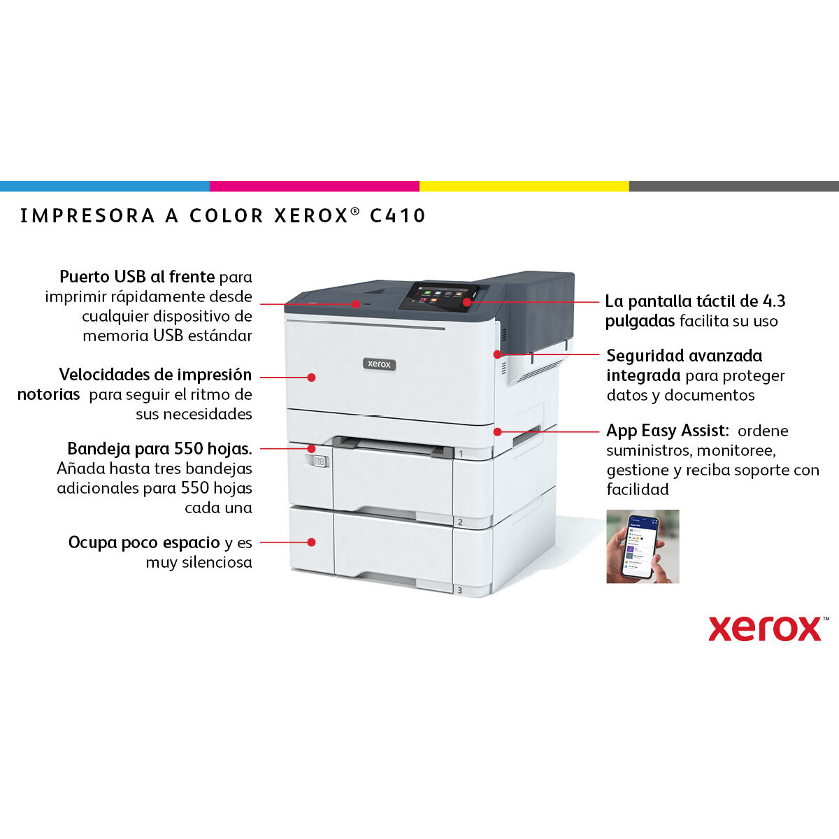 Laserskrivare Xerox C410V_DN - 7
