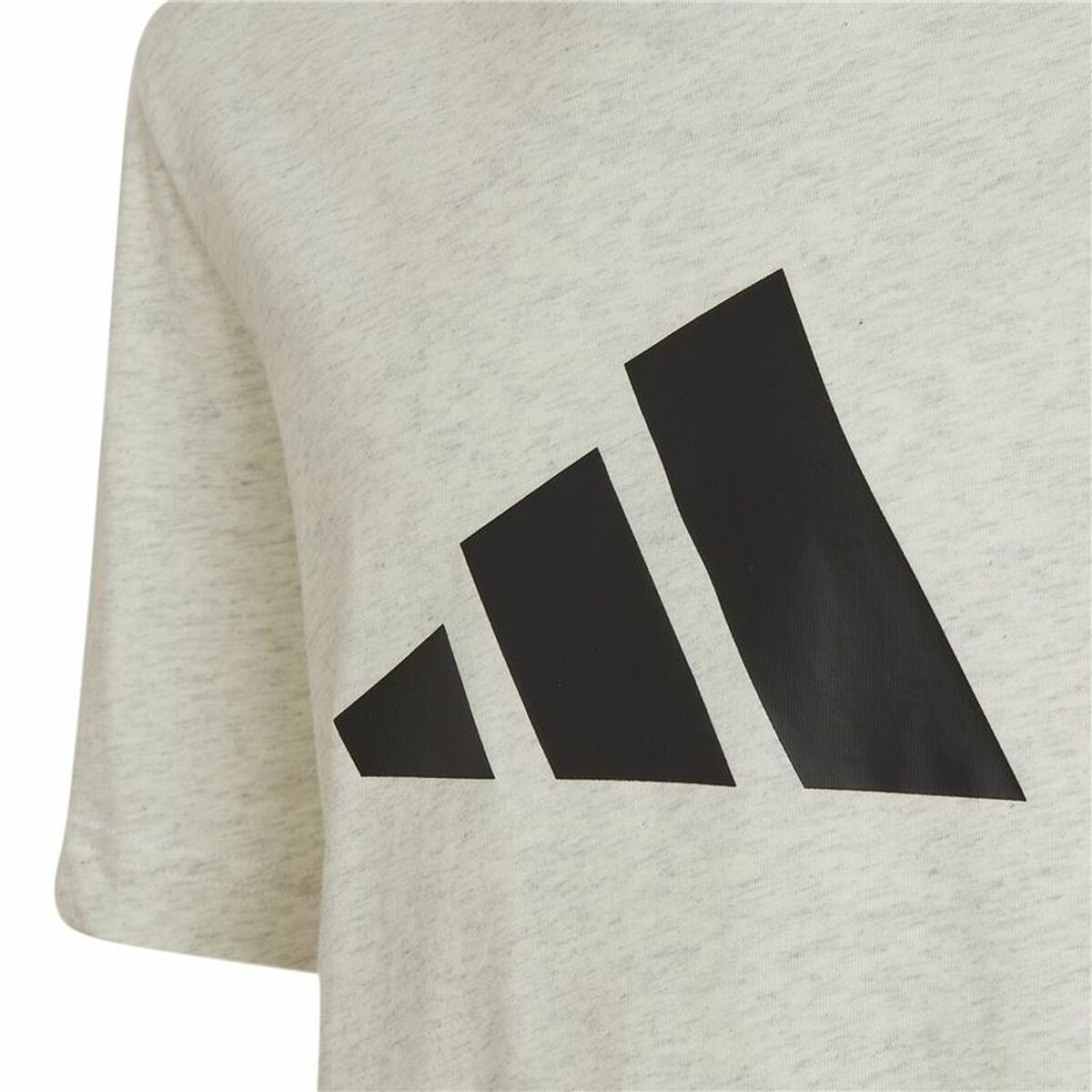 Barn T-shirt med kortärm Adidas Future Icons Grå - 3