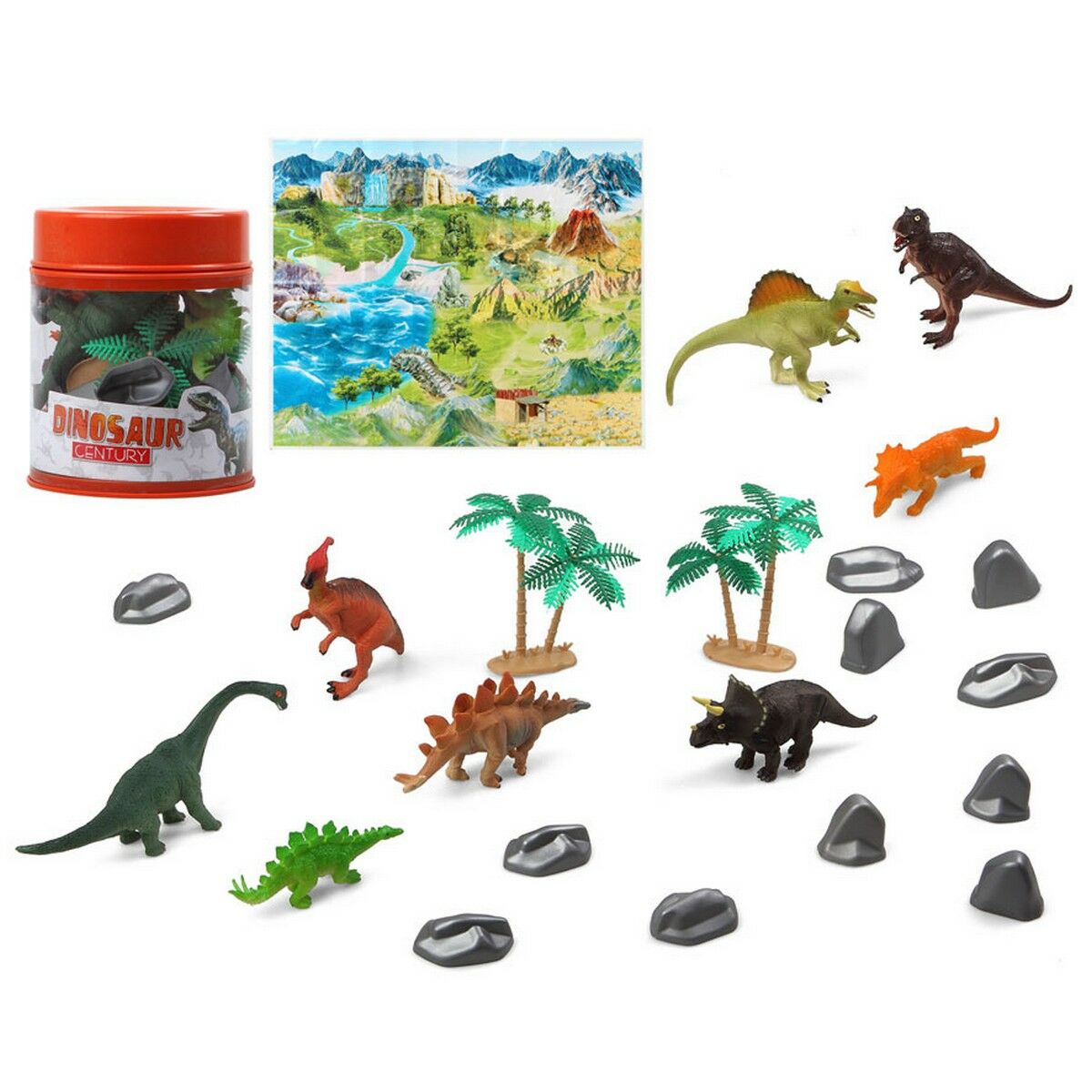 Set med dinosaurier 22 antal - 2