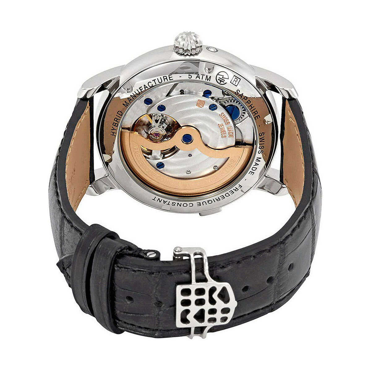 Herrklocka Frederique Constant HYBRID MANUFACTURE BLUETOOTH Svart - 11