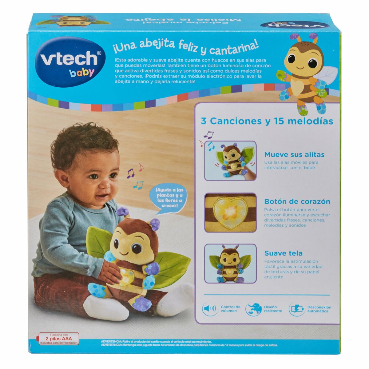 Mjukdjur med ljud Vtech Mielisa Bi 22,5 x 11,6 x 24,1 cm - 10