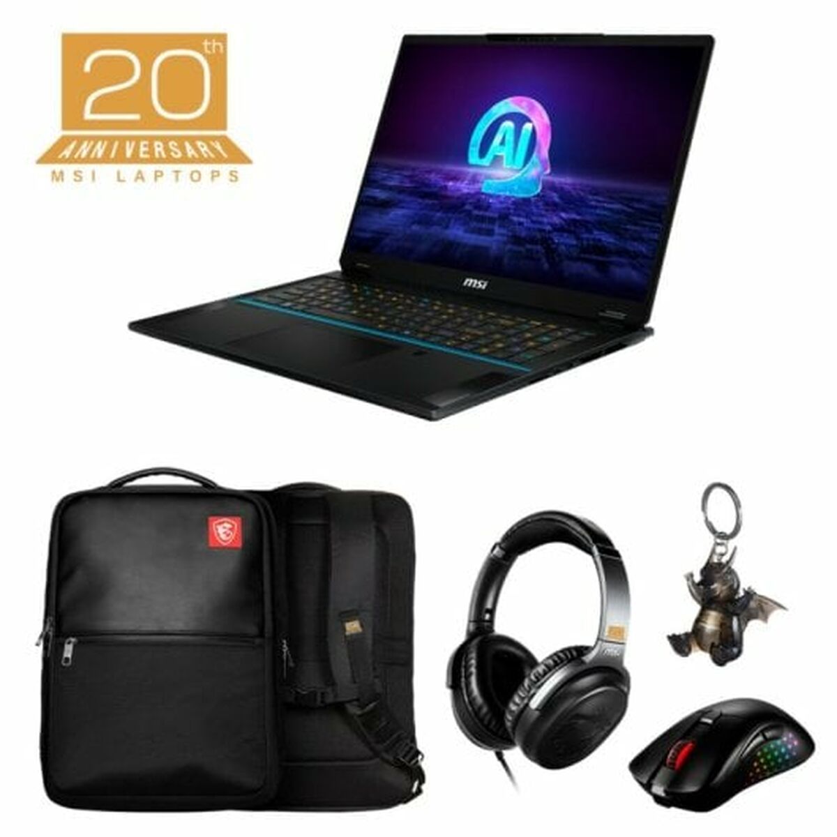 Bärbar dator MSI Stealth 18 AI Studio 20th Anniversary 18" 32 GB RAM 1 TB SSD Nvidia Geforce RTX 4070 - 2