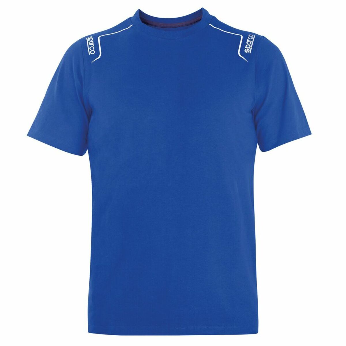 T-shirt med kortärm Sparco TECH STRETCH Blå XXL