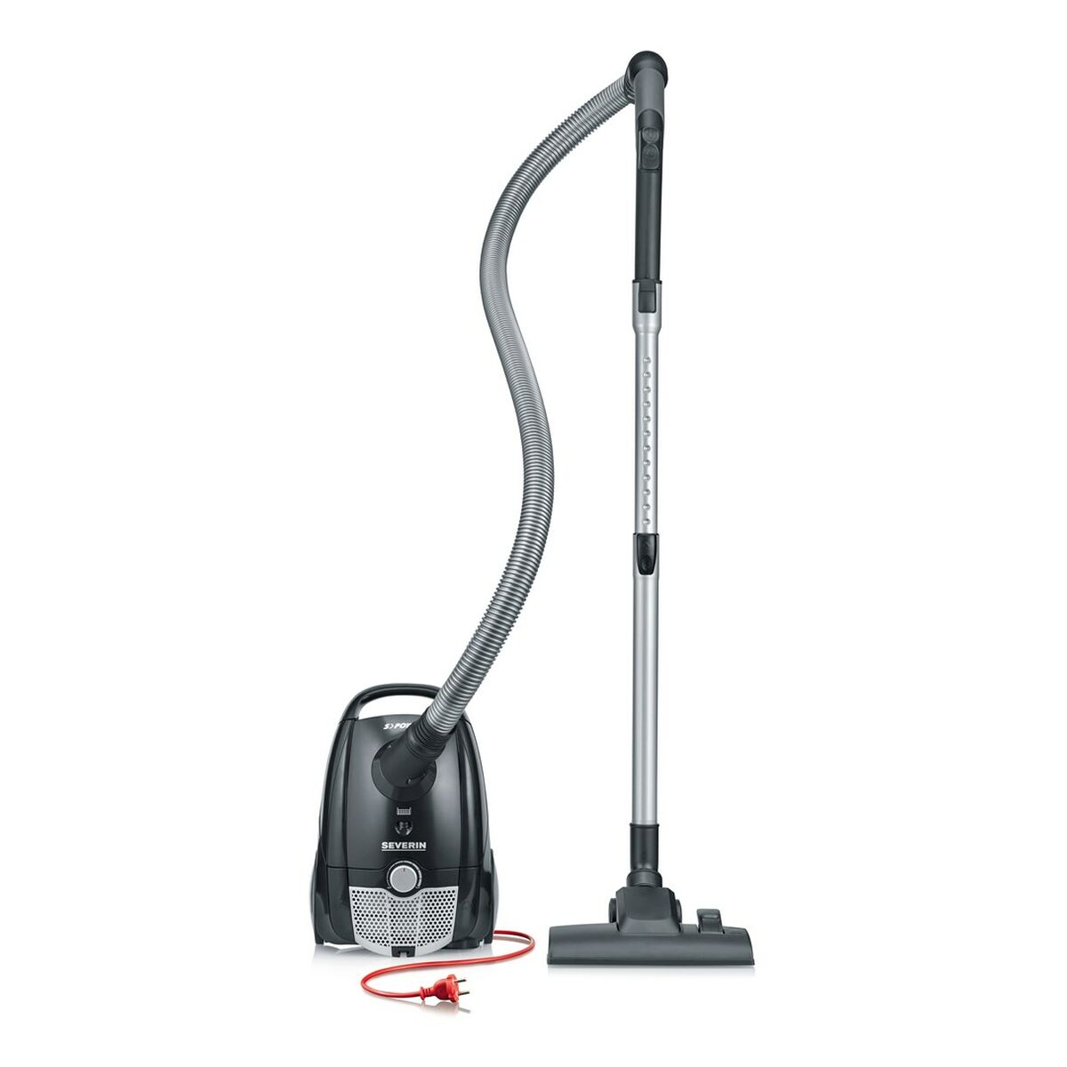 Dammsugare med Påse Severin BC 7030 Svart Grå 750 W - 2
