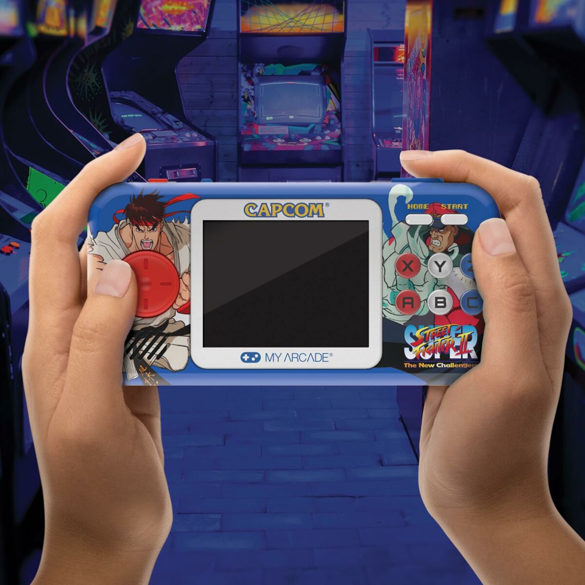 Bärbar spelkonsol My Arcade Pocket Player PRO - Super Street Fighter II Retro Games - 7
