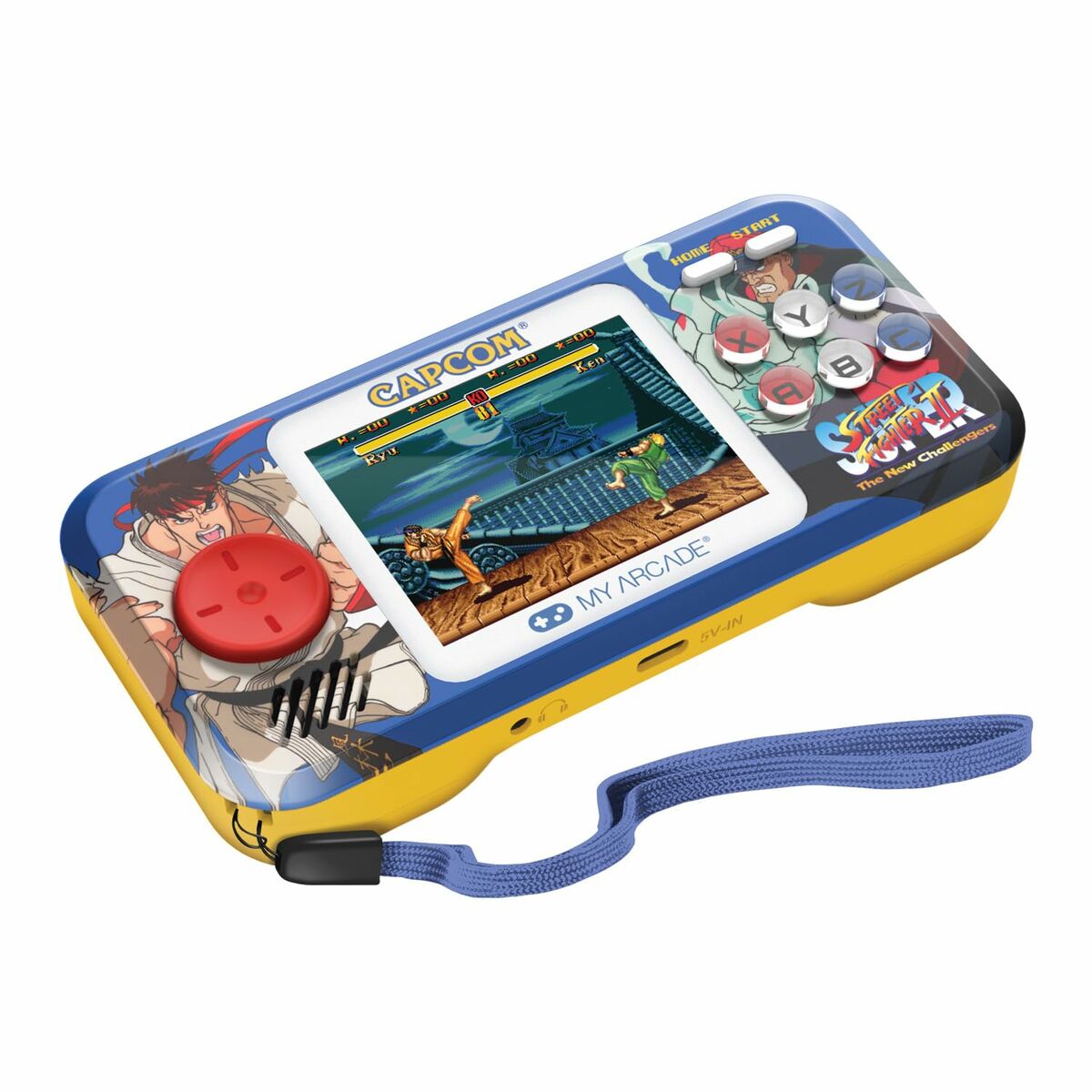Bärbar spelkonsol My Arcade Pocket Player PRO - Super Street Fighter II Retro Games - 6