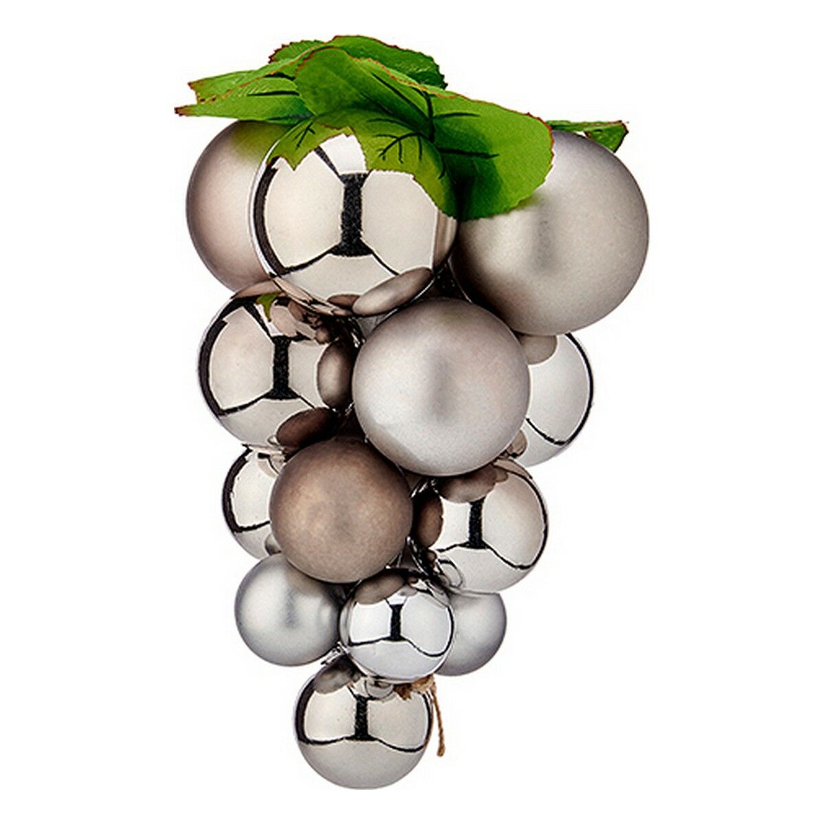 Julgranskula Krist+ 01851 Silvrig Plast Vindruvor