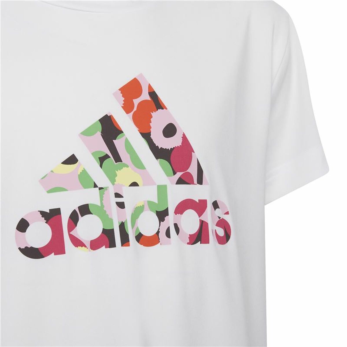 Barn T-shirt med kortärm Adidas x Marimekko Vit - 4