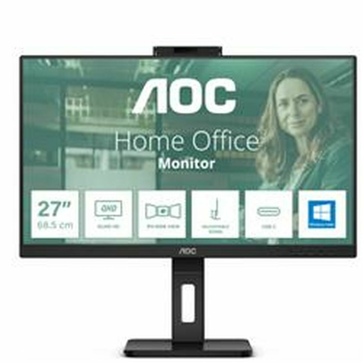 Monitor AOC Q27P3CW 27" Quad HD 75 Hz 60 Hz - 7