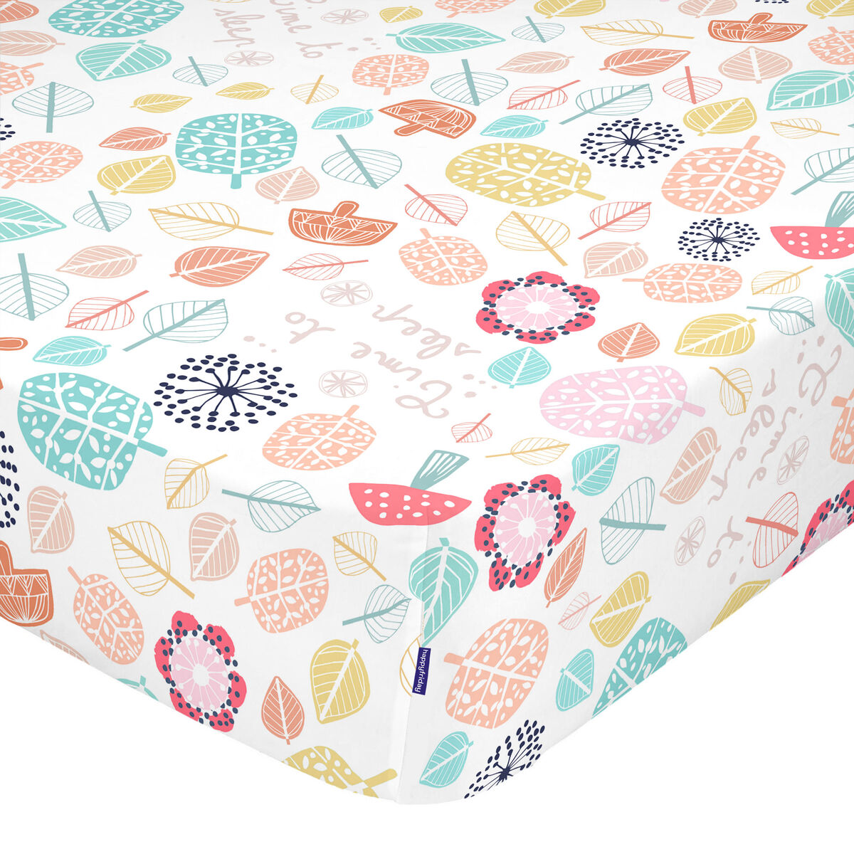Inpassat underlakan HappyFriday Moshi Moshi Fantasy Multicolour 90 x 200 x 32 cm - 7