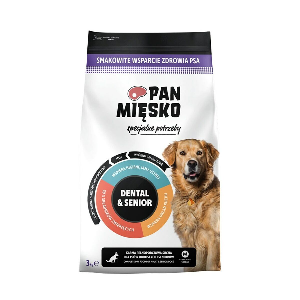 Foder PAN MI?SKO Special needs Dental & Senior Kalvkött 3 Kg