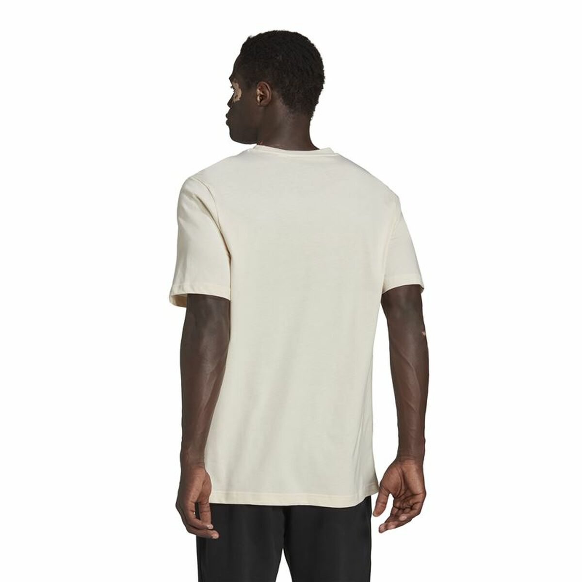 T-shirt med kortärm Herr Adidas Essentials Feelcomfy Vit - 3