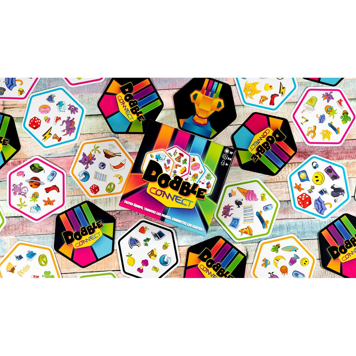 Sällskapsspel Dobble Connect (FR) - 3