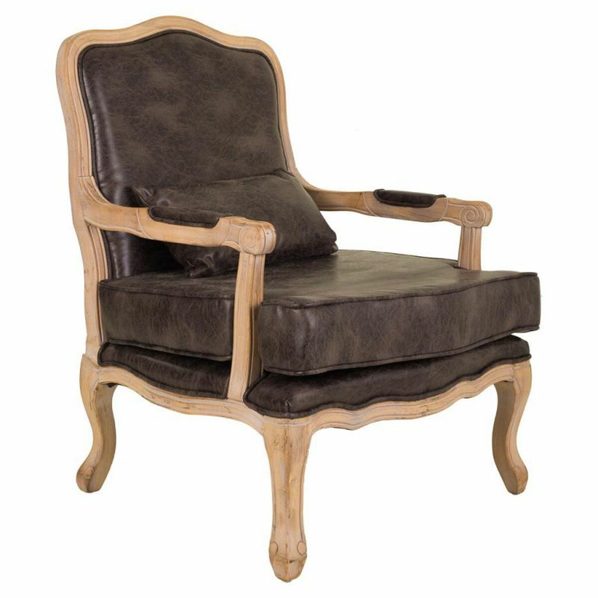 Fåtölj Alexandra House Living Brun 72 x 92 x 64 cm
