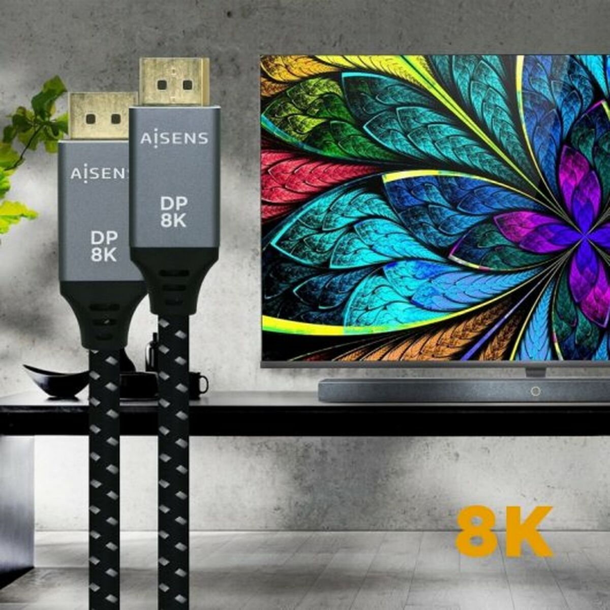 Kabel HDMI Aisens A149-0437 Svart Svart/Grå 2 m - 5